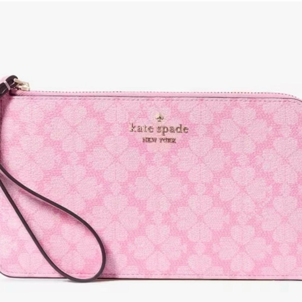 Kate Spade Pink Patterned Wristlet